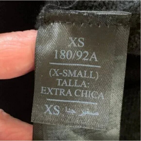 All Saints Men's Black Travon Crew Neck Wool Blend Sweater Size XS - Picture 5 of 6